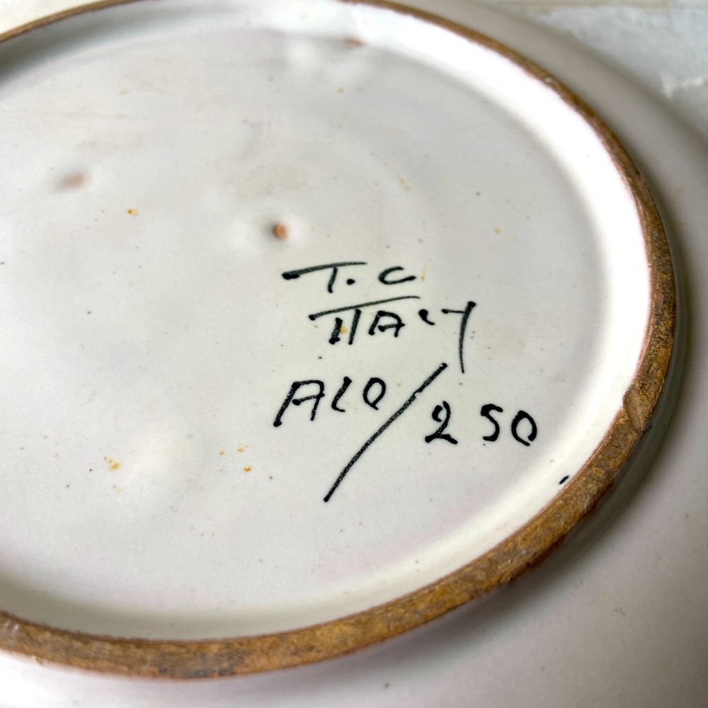 MCM Hand-Painted Italian Cup and Saucer- Great item to Bundle - Picture 6 of 8
